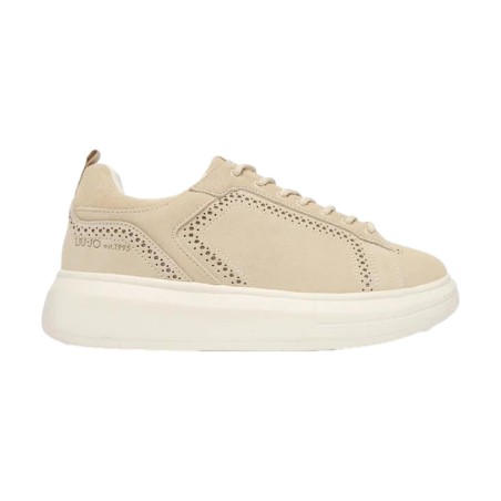 Liu Jo BIG 05B Sneakers Uomo Stringate Beige 