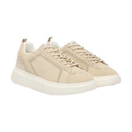 Liu Jo BIG 05B Sneakers Uomo Stringate Beige 