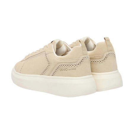Liu Jo BIG 05B Sneakers Uomo Stringate Beige 