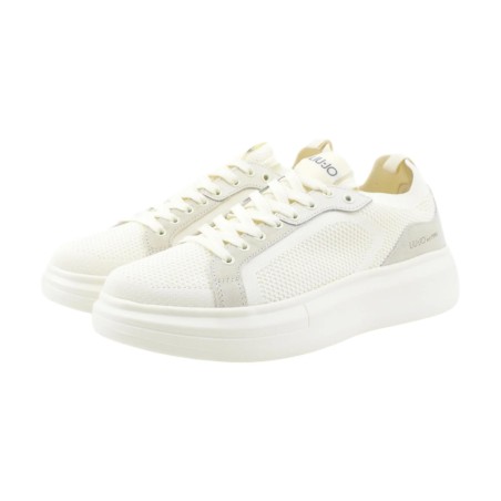 Liu Jo BIG06 Sneakers Uomo Stringate Milk