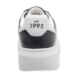 Liu Jo BIG01 Sneakers Uomo Stringate Logo Laterale Black/White 2