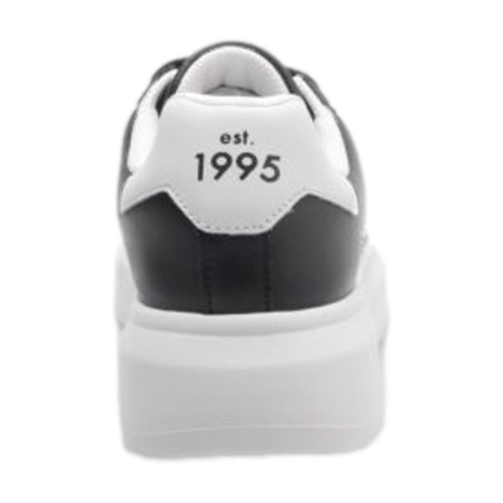 Liu Jo BIG01 Sneakers Uomo Stringate Logo Laterale Black/White