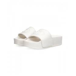 LIU JO MYKONOS 01 Ciabatta Donna a Fascia Platform Bianco 2