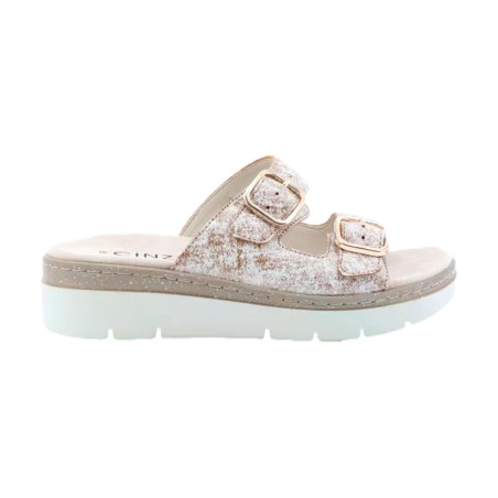 Cinzia Soft SV921038G 002 Ciabatta Donna Con Doppia Fascia Regolabile Bronzo