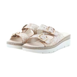 Cinzia Soft SV921038G 002 Ciabatta Donna Con Doppia Fascia Regolabile Bronzo 2