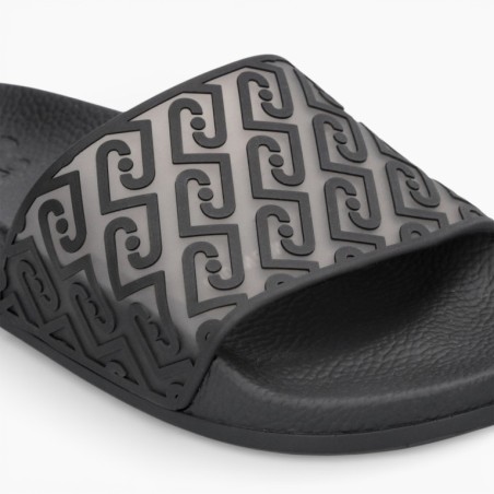 LIU JO KOS 21 Ciabatta Donna Slippers a Fascia Nero