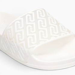 LIU JO KOS 21 Ciabatta Donna Slippers a Fascia Bianco 2