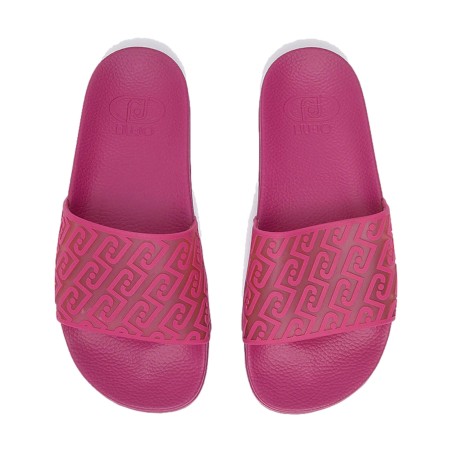 LIU JO KOS 21 Ciabatta Donna Slippers a Fascia Fuxia