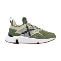 MUNICH 4172109 Clik 109 Sneakers Uomo in Suede e Mesh Verde