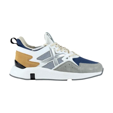 MUNICH 4172107 Clik 107 Sneakers Uomo in Suede e Mesh Multicolor