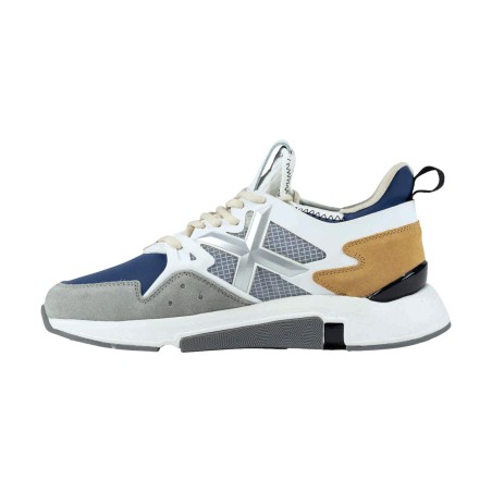 MUNICH 4172107 Clik 107 Sneakers Uomo in Suede e Mesh Multicolor