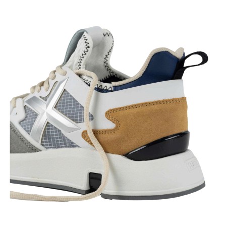 MUNICH 4172107 Clik 107 Sneakers Uomo in Suede e Mesh Multicolor