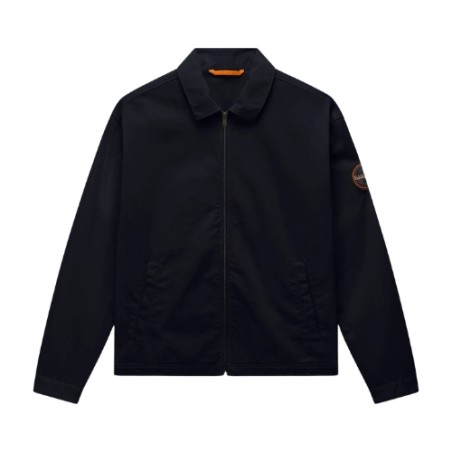 Napapijri A ARRAYANES NP0A4FI4941 Giacca Overshirt in 100% Cotone Nero