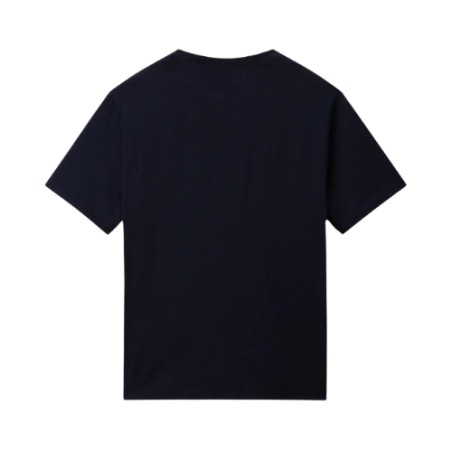 Napapijri  NP0A893E176 S-NEDLES SS T-Shirt Uomo Mezza Manica Con Logo Ricamato Blue Marine