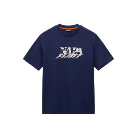 Napapijri  NP0A4FGYB2Q1 S-LODESTASR SS T-Shirt Mezza Manica Uomo Naval Acade
