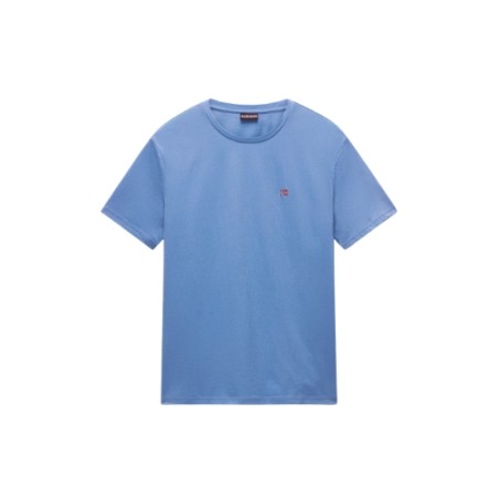 Napapijri NP0A4H8DB9A1 SALIS SS SUM  T-Shirt Mezza manica Uomo in Jersey Blu Jasper