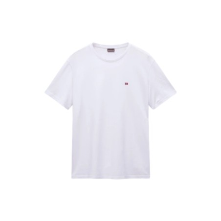 Napapijri NP0A4H8D0021 SALIS SS SUM T-Shirt Mezza manica Uomo in Jersey Bright White