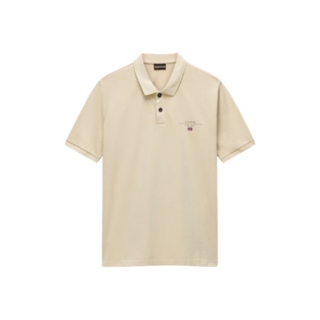 Napapijri NP0A4GB4N3D1 ELBAS JERSEY Polo Uomo Manica Corta in Cotone Mojave Des