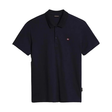 Napapijri NP0A4H8B1761 Ealis SS SUM Polo Uomo Manica Corta in Cotone Blu Marine 
