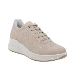 IGI&CO 1141744 Sneakers Donna Stringate in Pelle Beige 2