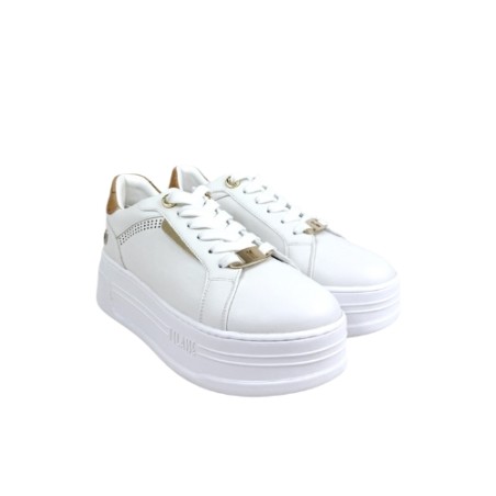 Alviero Martini 1a Classe Z 1342 300E Sneaker Donna Platform Stringato Bianco Geo Classic