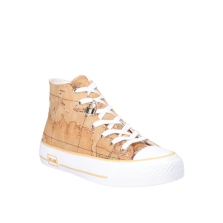 Alviero Martini 1a Classe Z 1476 9431 Sneaker Alta Donna Stringato Geo Classic