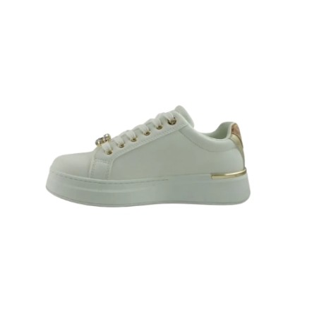 Alviero Martini 1a Classe Teen N 2426 0289 Sneaker Gioiello Donna Stringato Bianco Beige Geo