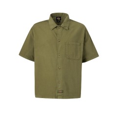 Dickies DK0A8808K72 VERNAL SHIRT SS Camicia Uomo Mezza Manica Cypress