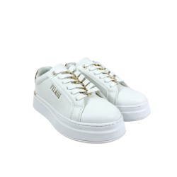 Alviero Martini 1a Classe Teen N 2427 0289 Sneaker Donna con Accessorio Stringato Bianco Beige Geo 2