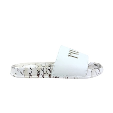 Alviero Martini 1a Classe Teen N 2498 0289 Ciabatta Donna Bianco Beige Geo