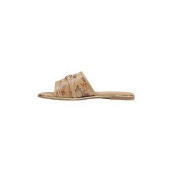 Alviero Martini 1a Classe Teen N 2450 0371 Ciabatta Donna Beige Geo 2