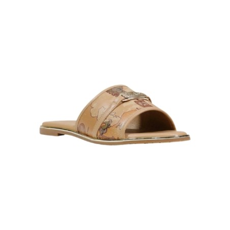 Alviero Martini 1a Classe Teen N 2450 0371 Ciabatta Donna Beige Geo