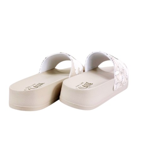 Alviero Martini 1a Classe Teen N 2502 0289 Ciabatta Alta Donna Milk Geo