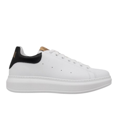 Alviero Martini 1a Classe Z U196 578B Sneaker Uomo Stringato Bianco Nero