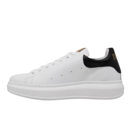 Alviero Martini 1a Classe Z U196 578B Sneaker Uomo Stringato Bianco Nero