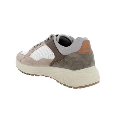 IGI&CO 1119922 Sneakers Uomo Stringate Beige Bianco
