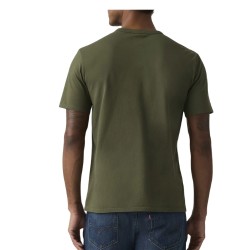 LEVI'S 005GX-0011 ORIGINAL TEE T-Shirt Uomo con Logo Ricamato Verde 2