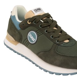 COLMAR TRAVIS AUTHENTIC 003 Sneakers Uomo Stringate Green Blu Beige