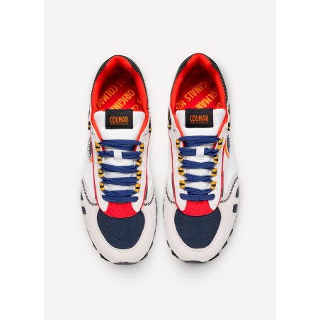 COLMAR TRAVIS SPORT DIVISION 109 Sneakers Uomo Stringate White Multicolor