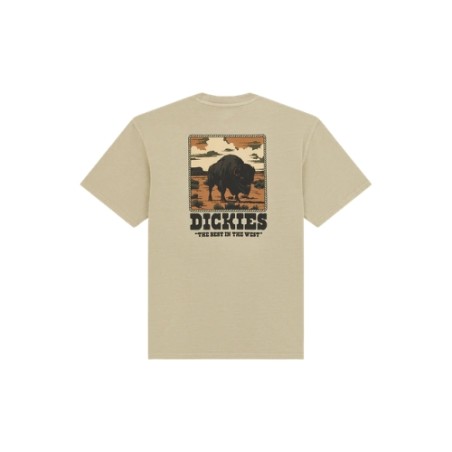 Dickies DK0A88QQL441 DARRTOWN SS TEE T-Shirt Uomo Beige