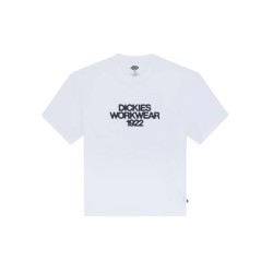 Dickies DK0A88890WH1 TORREY SS TEE T-Shirt Uomo con Scritta White