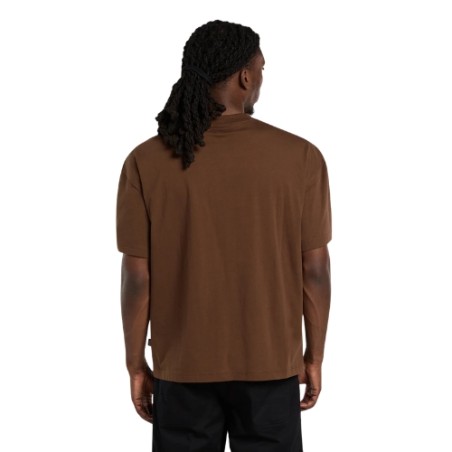 Dickies DK0A88890TB1 TORREY SS TEE T-Shirt Uomo con Scritta Marrone