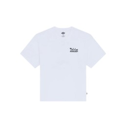 Dickies DK0A88G00WH1 POLK SS TEE T-Shirt Uomo Con Logo Stampato Bianco