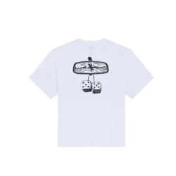 Dickies DK0A88G00WH1 POLK SS TEE T-Shirt Uomo Con Logo Stampato Bianco 2