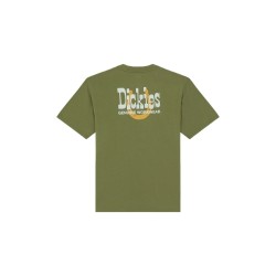 Dickies DK0A88JVK721 VERNAL SS TEE T-Shirt Uomo Con Logo Stampato Verde 2