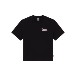 Dickies DK0A88G0BLK1 POLK SS TEE T-Shirt Uomo Con Logo Stampato Nero