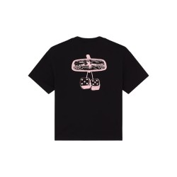 Dickies DK0A88G0BLK1 POLK SS TEE T-Shirt Uomo Con Logo Stampato Nero 2