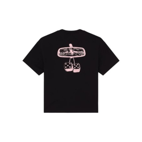 Dickies DK0A88G0BLK1 POLK SS TEE T-Shirt Uomo Con Logo Stampato Nero