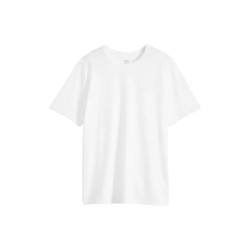 LEVI'S 005GX-0000 ORIGINAL TEE T-Shirt Uomo con Logo Ricamato Bianco