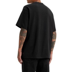 LEVI'S A0637-0001 RED TAB VINTAGE TEE T-Shirt Uomo con Logo Ricamato Nero 2